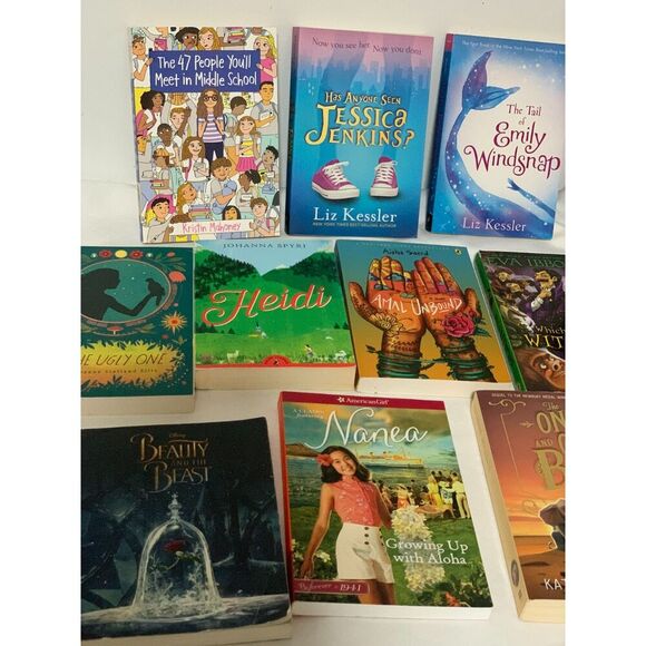 Bulk summer reading books for girls, Lot of 10 Girls Chapter Books (8-12 years) - Picture 1 of 8